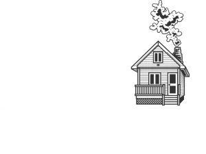 tree house logo white